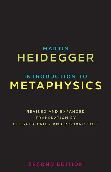 Cover of Introduction to Metaphysics