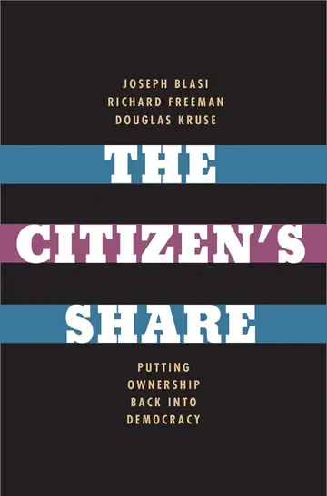 Cover of The Citizen′s Share – Putting Ownership Back into Democracy