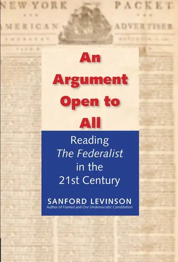 Cover of An Argument Open to All