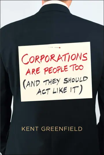Cover of Corporations Are People Too –