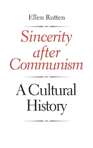 Cover of Sincerity After Communism