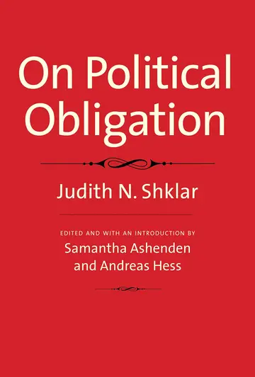 Cover of On Political Obligation