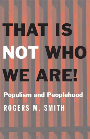 Cover of That Is Not Who We Are! - Populism and Peoplehood