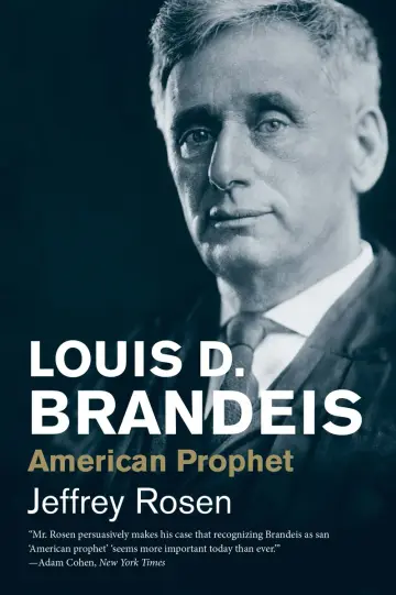 Cover of Louis D. Brandeis