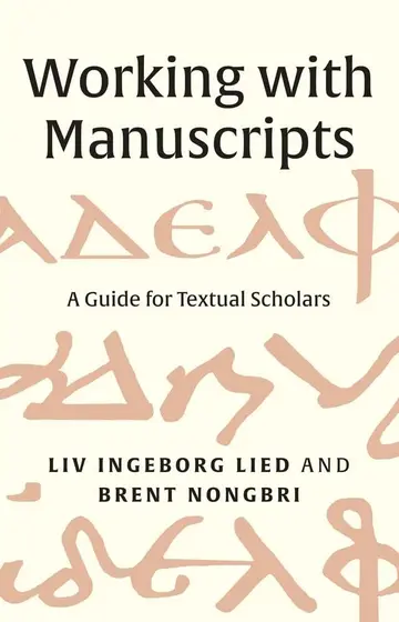 Cover of Working with Manuscripts