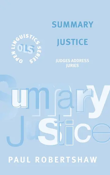 Cover of Summary Justice
