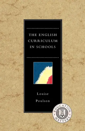 Cover of The English Curriculum in Schools