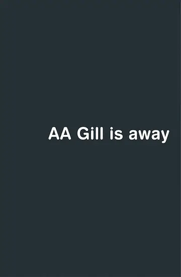 Cover of AA Gill is Away