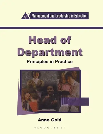 Cover of Head of Department