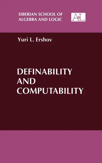 Cover of Definability and Computability