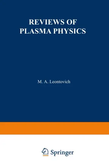 Cover of Reviews of Plasma Physics