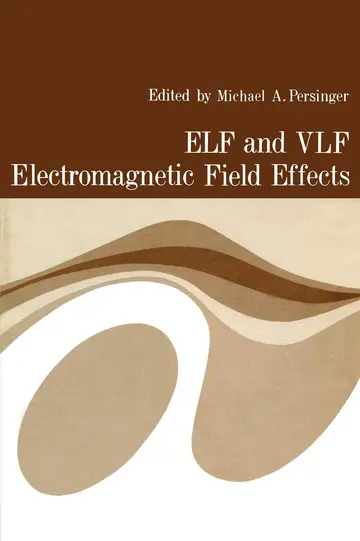 Cover of ELF and VLF Electromagnetic Field Effects