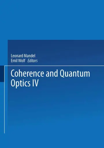 Cover of Coherence and Quantum Optics IV