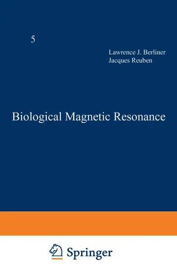 Cover of Biological Magnetic Resonance