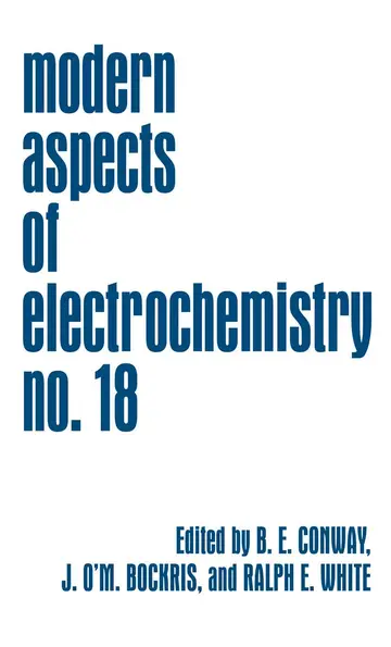 Cover of Modern Aspects of Electrochemistry