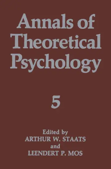 Cover of Annals of Theoretical Psychology