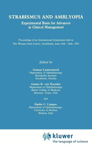 Cover of Strabismus and Amblyopia