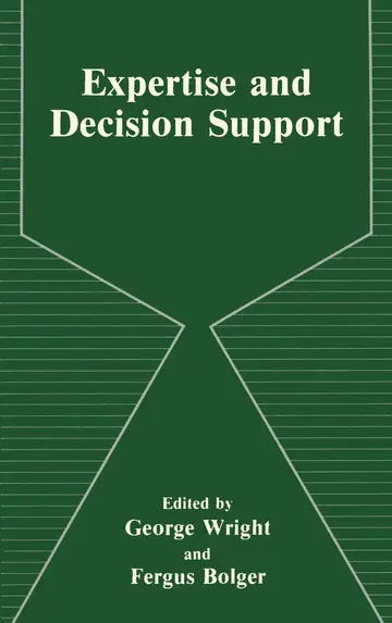 Cover of Expertise and Decision Support