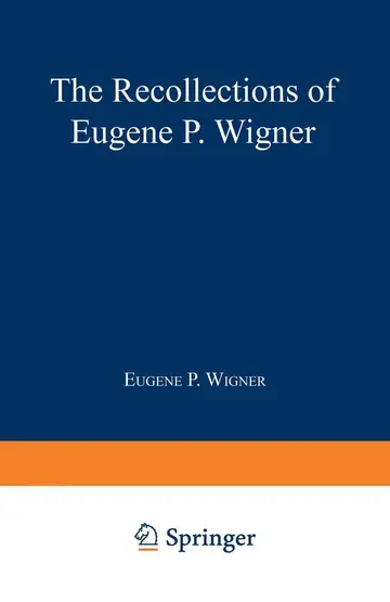 Cover of The Recollections of Eugene P. Wigner