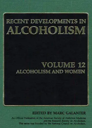 Cover of Recent Developments in Alcoholism