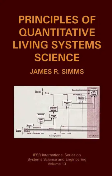 Cover of Principles of Quantitative Living Systems Science