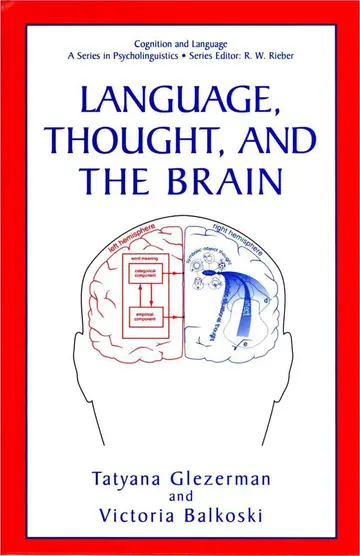 Cover of Language, Thought, and the Brain