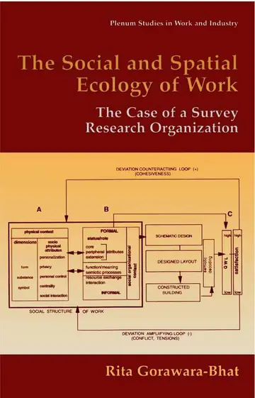 Cover of The Social and Spatial Ecology of Work