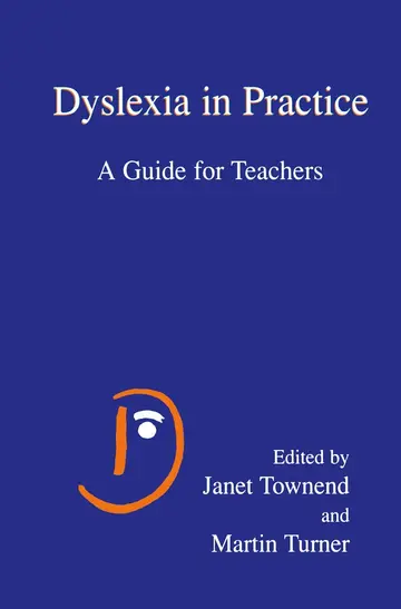 Cover of Dyslexia in Practice