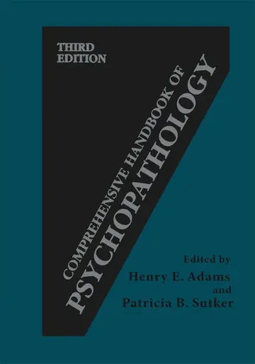 Cover of Comprehensive Handbook of Psychopathology