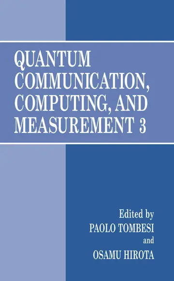 Cover of Quantum Communication, Computing, and Measurement 3
