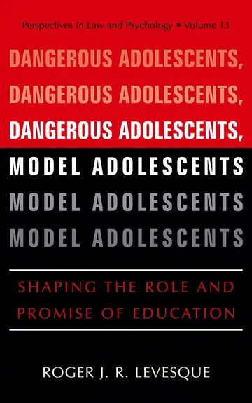 Cover of Dangerous Adolescents, Model Adolescents