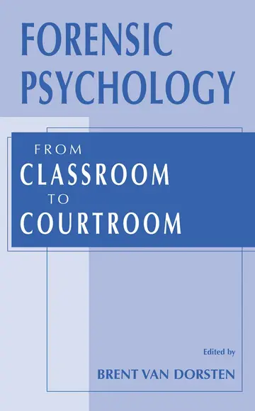 Cover of Forensic Psychology