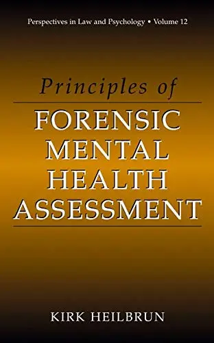 Cover of Principles of Forensic Mental Health Assessment