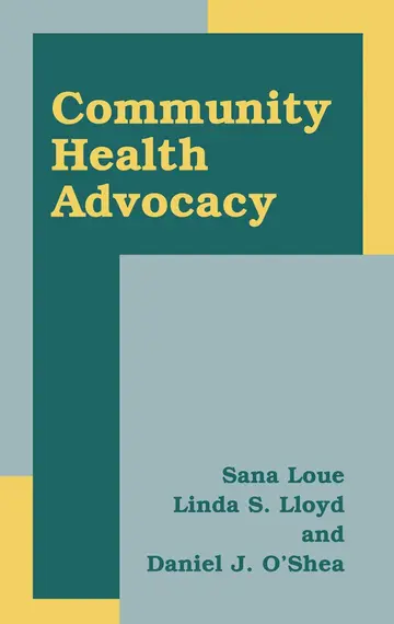 Cover of Community Health Advocacy