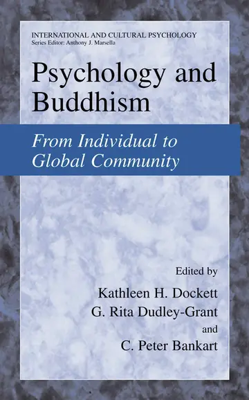 Cover of Psychology and Buddhism