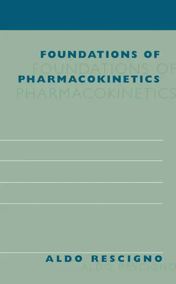 Cover of Foundations of Pharmacokinetics