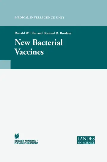 Cover of New Bacterial Vaccines