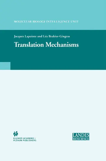 Cover of Translation Mechanisms