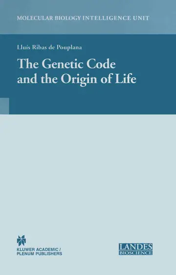 Cover of The Genetic Code and the Origin of Life