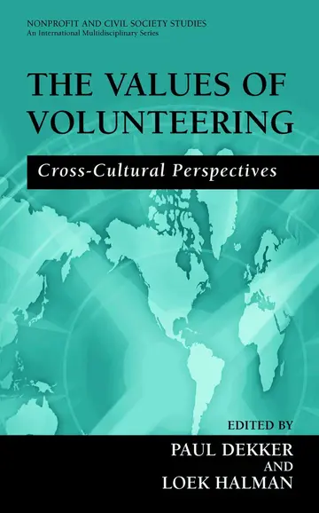 Cover of The Values of Volunteering