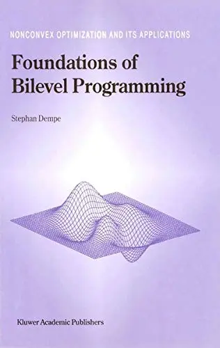Cover of Foundations of Bilevel Programming
