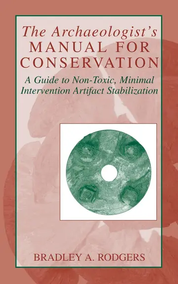 Cover of The Archaeologist's Manual for Conservation