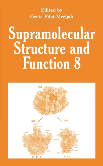 Cover of Supramolecular Structure and Function 8