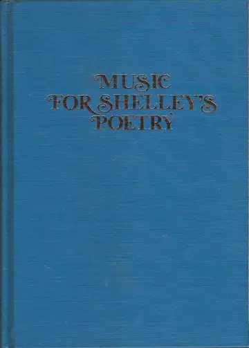 Cover of Music for Shelley's Poetry