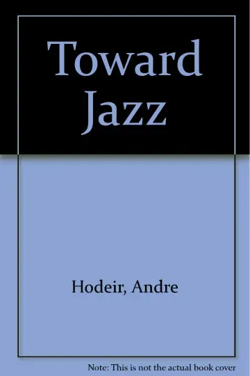 Cover of Toward Jazz