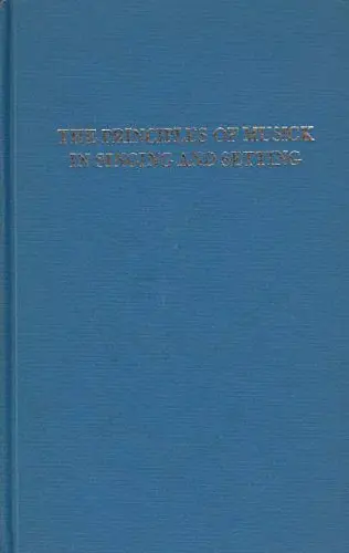Cover of The Principles of Musik, in Singing and Editing