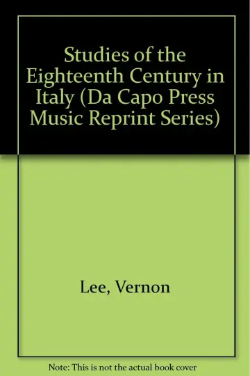 Cover of Studies of the Eighteenth Century in Italy