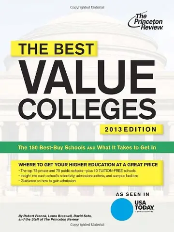 Cover of The Best Value Colleges, 2013 Edition