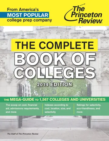 Cover of The Complete Book of Colleges, 2014 Edition
