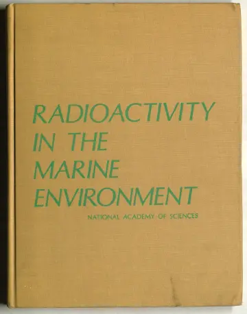 Cover of Radioactivity in the marine environment
